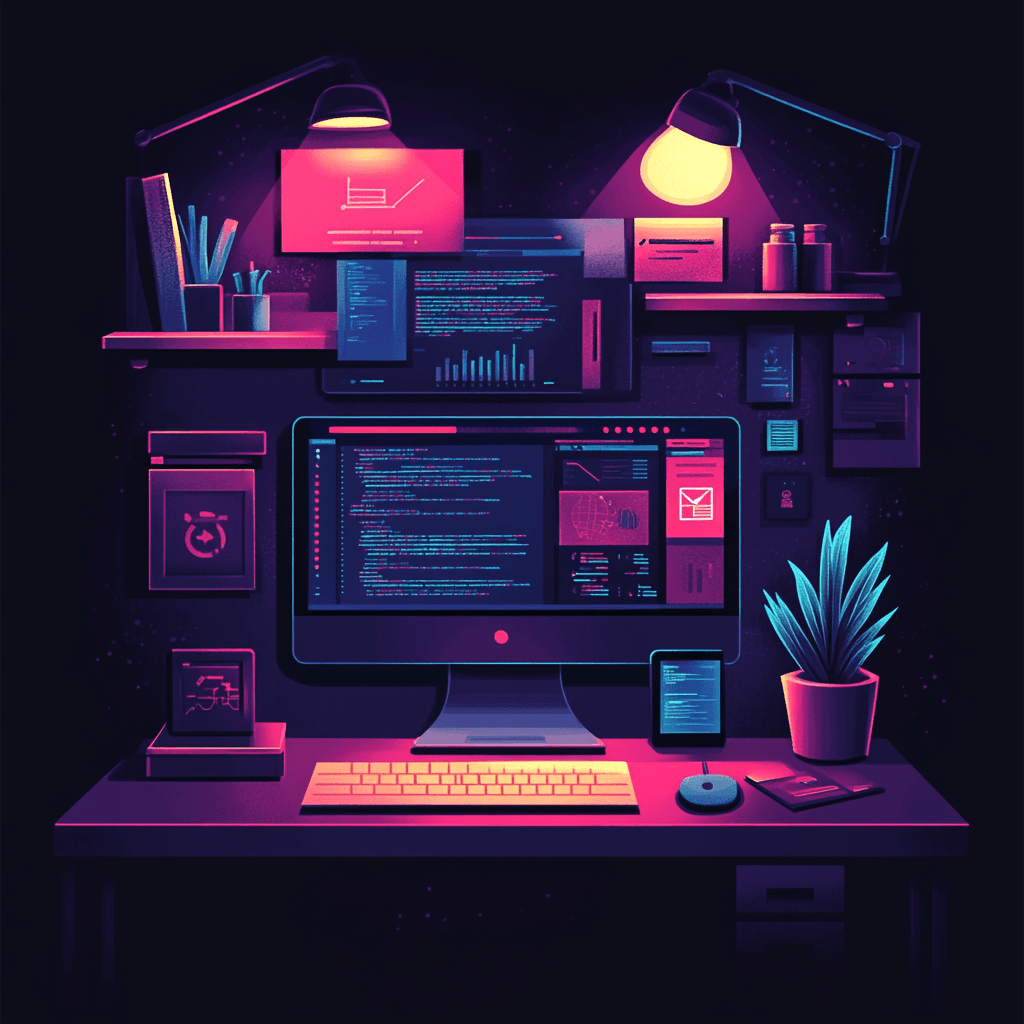 Web Applications Development Illustration